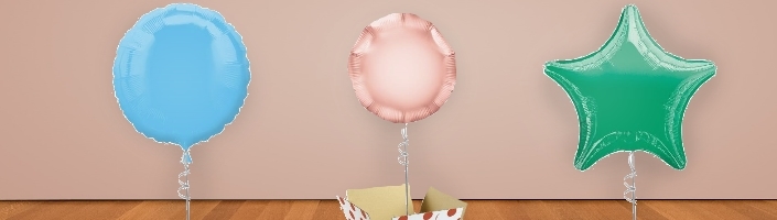 Plain Coloured Balloon in a Box | Party Save Smile
